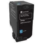 Lexmark 74C1HC0 Cyan Toner (High Yield)