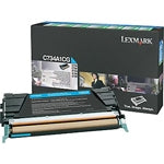 Load image into Gallery viewer, Lexmark C734A1CG Cyan Toner (Standard Yield)