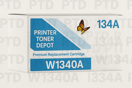Compatible Replacement for HP W1340A (HP 134A) Black Toner Cartridge (1100 Page Yield)
